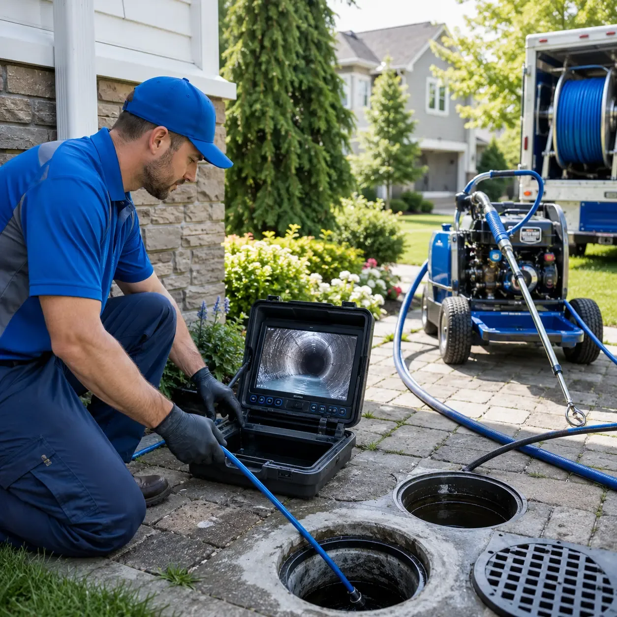 Outdoor drain cleaning professionals serving Sturgeon Bay, WI
